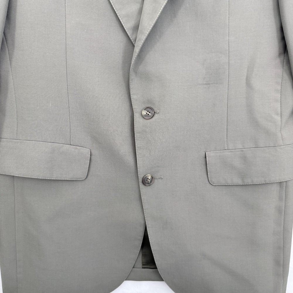 Vintage Brooks Brothers Sport Coat Mens 38 Gray Two Buttons Business Casual - Picture 12 of 14